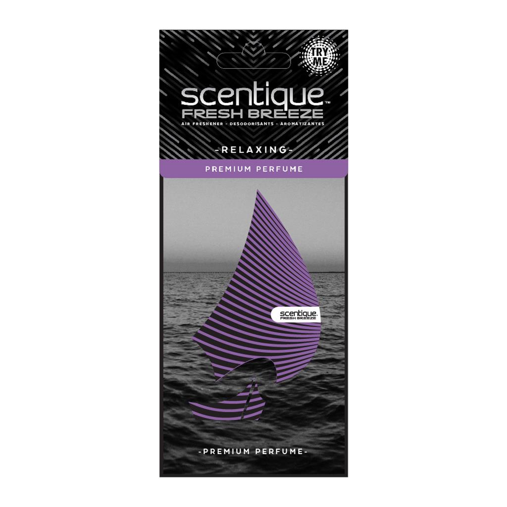 Scentique Fresh Breeze Life Paper Air Freshener 1 Pack - Relaxing CASE PACK 24