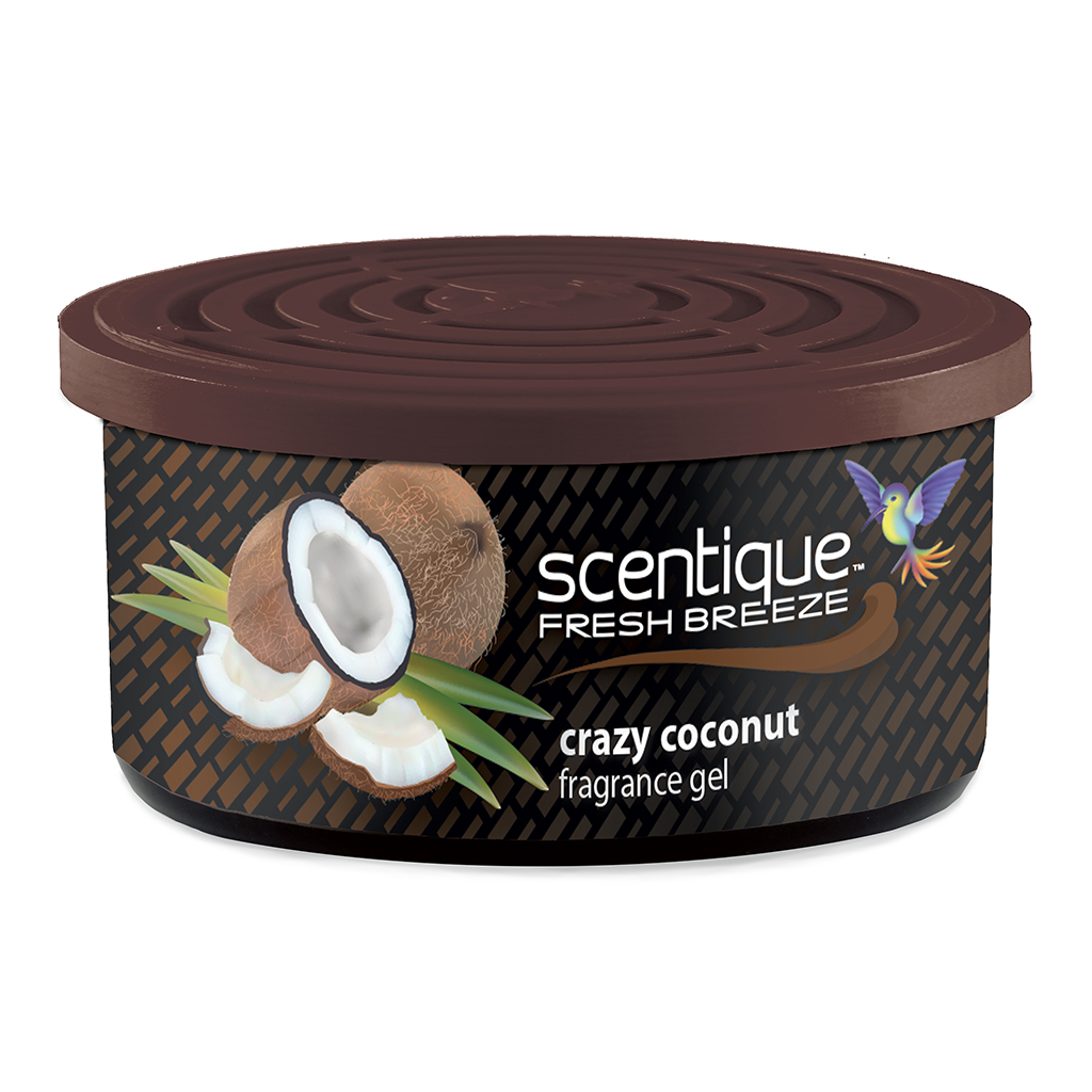 Scentique Natural Gel Can Air Freshener - Coconut CASE PACK 12