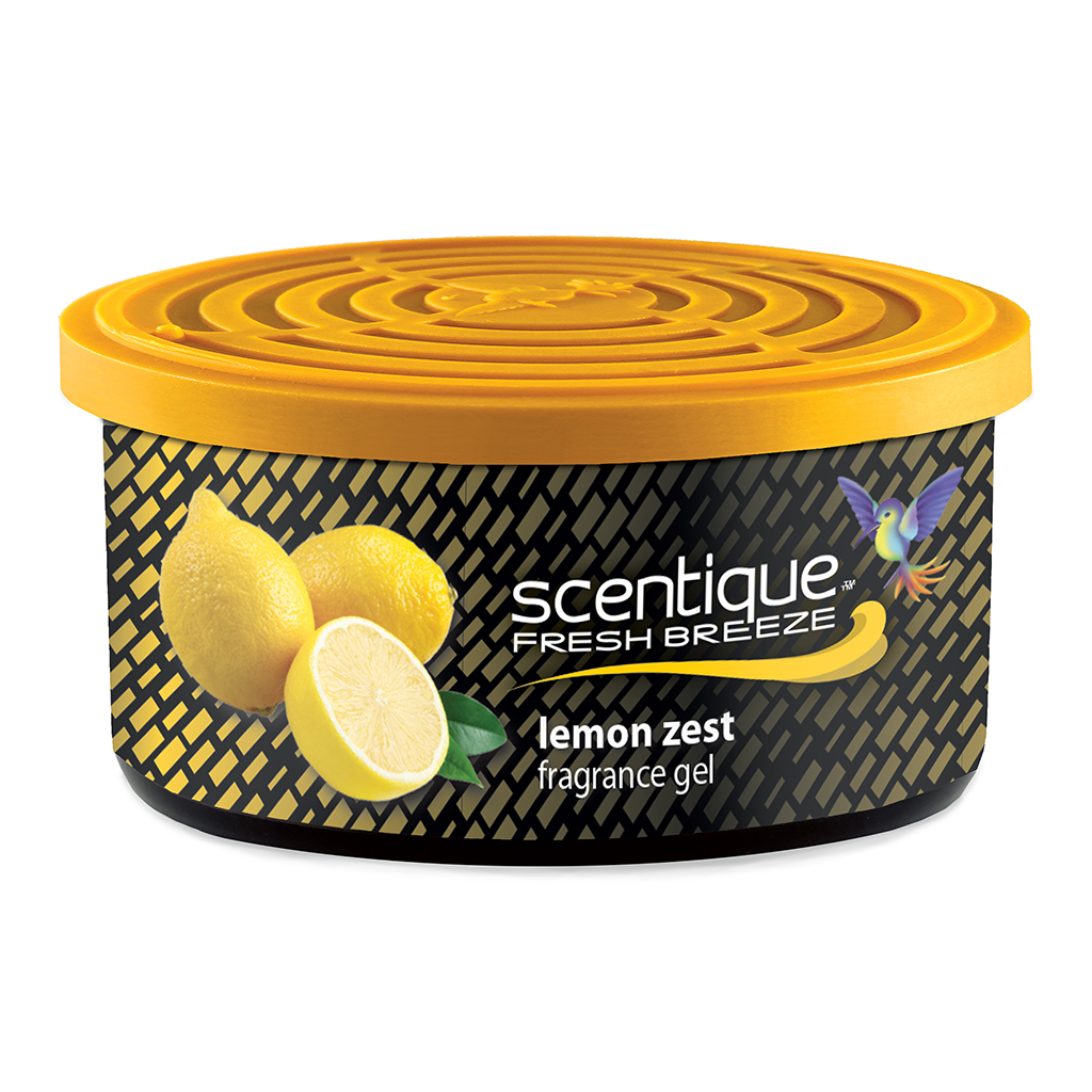 Scentique Natural Gel Can Air Freshener - Lemon CASE PACK 12