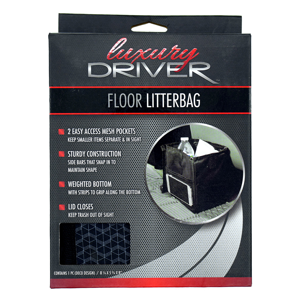 Luxury Driver Floor Litterbag - Deco