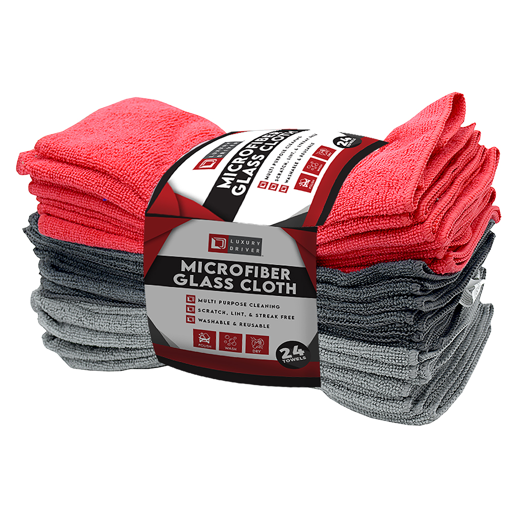 Luxury Driver Micro Fiber Towel 12x16- 24 pack