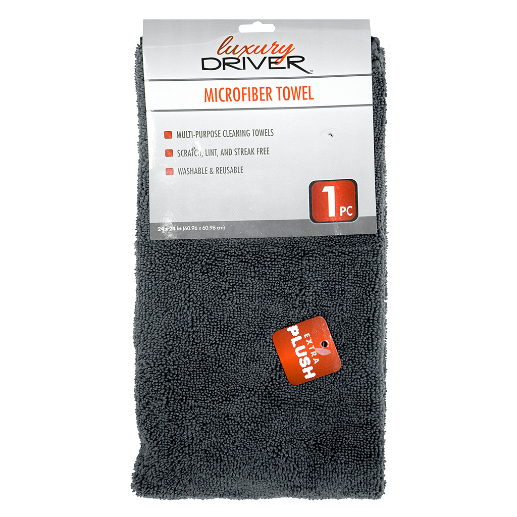 Luxury Driver Micro Fiber Towel 24x24 Xl Single