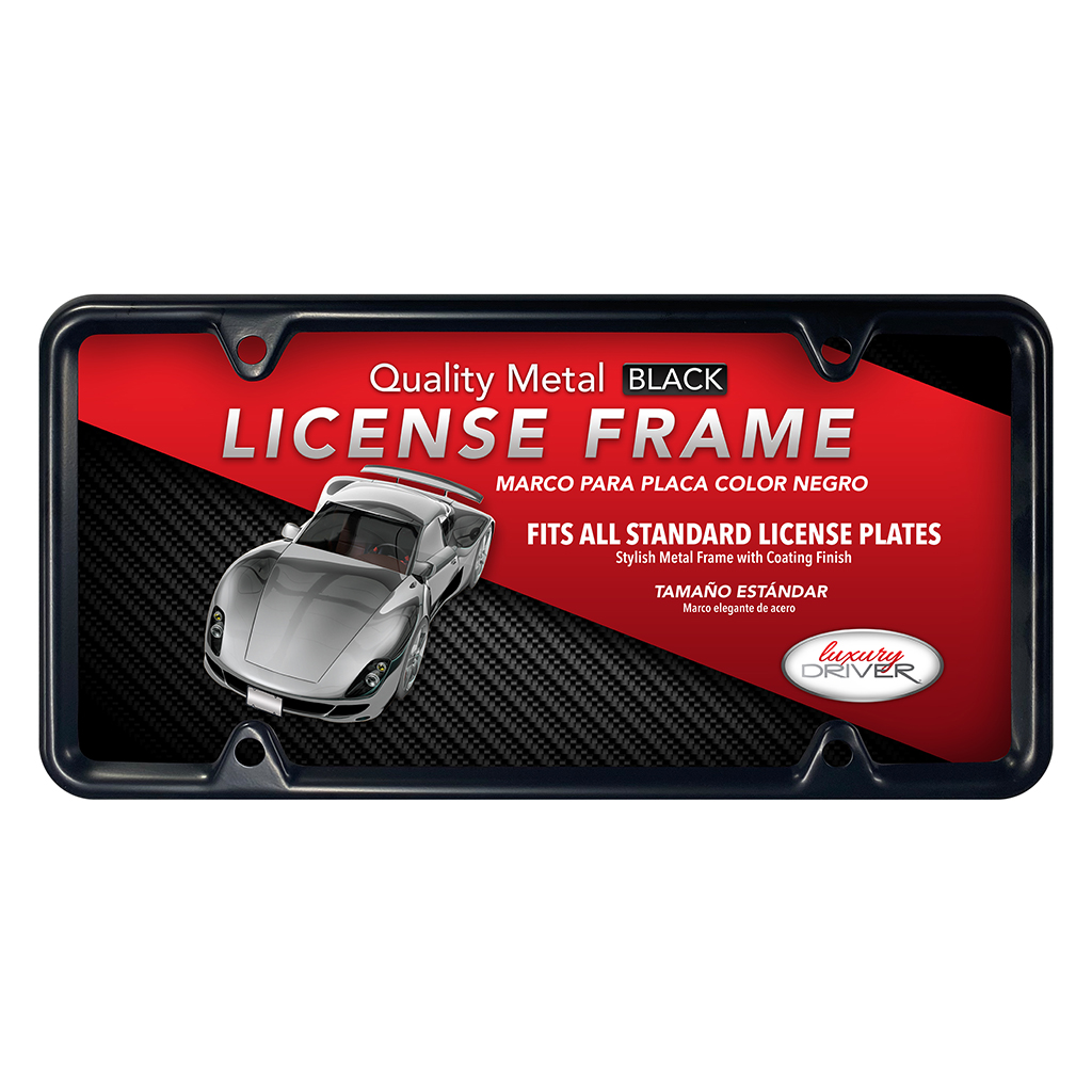 License Frame - Black