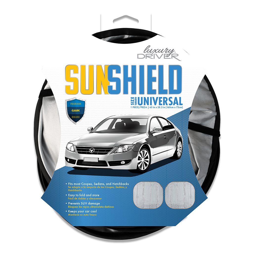 Luxury Driver Universal Classic Twist Sun Shield