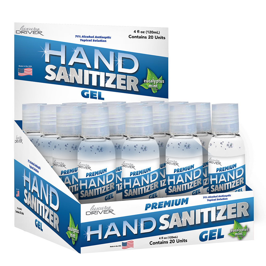 Hand Sanitizer 4 Ounce - 20 Piece Display