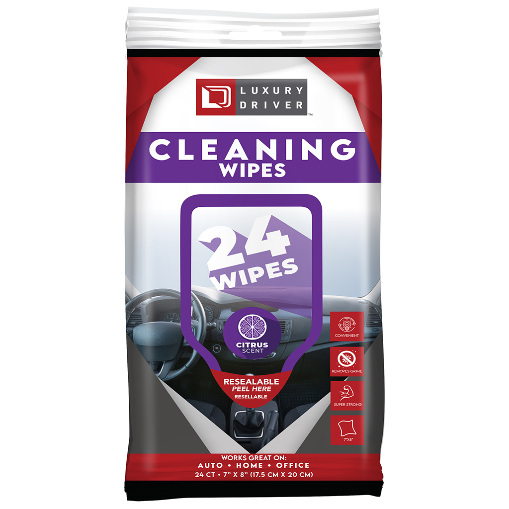 Impulse Merchandisers Car Glass Cleaner Wipes for Car interior