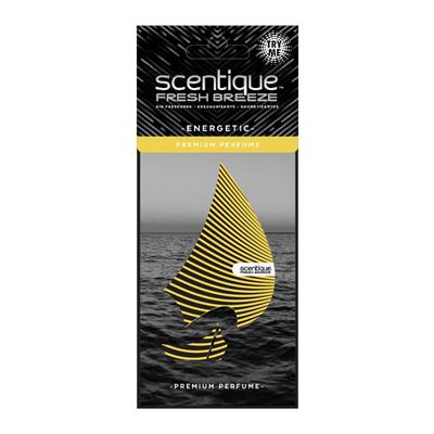 Scentique Fresh Breeze Life Paper Air Freshener 1 Pack - Energetic CASE PACK 24