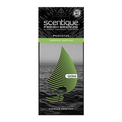 Scentique Fresh Breeze Life Paper Air Freshener 1 Pack - Peaceful CASE PACK 24