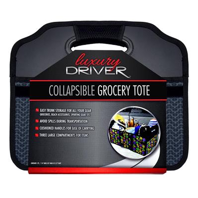 Luxury Driver Collapsible Deco Grocery Tote Bag