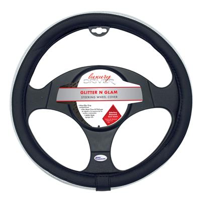 Luxury driver steering wheel sales cover