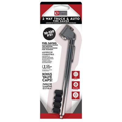 Luxury Driver Heavy Duty Tire Gauge 10-120 PSI