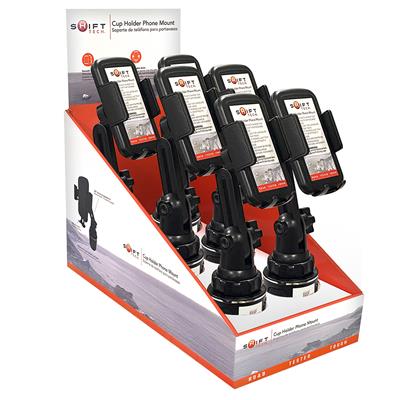 Shift Tech Cup Holder Mount Display - 6 Piece