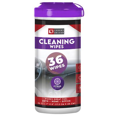 Luxury Driver Glass Cleaner Wipes - 100 Piece