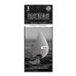 Scentique Fresh Breeze Paper Air Freshener 3 Pack - Black Velvet CASE PACK 8
