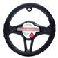 Luxury Driver Hypercomb Carbon Fiber Steering Wheel Cover Black/Black