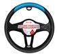 Luxury Driver Top Sport Antimicrobial Steering Wheel Cover- Blue