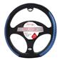 Luxury Driver Euro Bottom Steering Wheel Cover - Blue