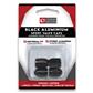 Black Aluminum Sport Valve Caps CASE PACK 6