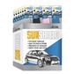 Luxury Driver Classic Accordion Sunshield Universal Display 24 Pc