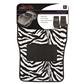 Fashion 4 Piece Carpet Car Mat - Zebra